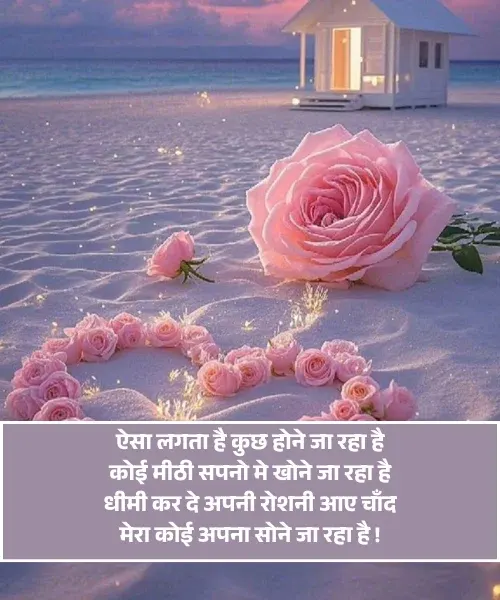 True Love Good Night Romantic Shayari